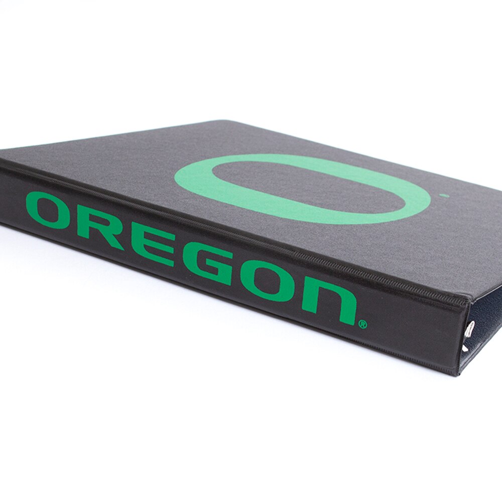 Classic Oregon O, MCM Group, Black, Binders, Art & School, 1", Vinyl, Oregon, 730367